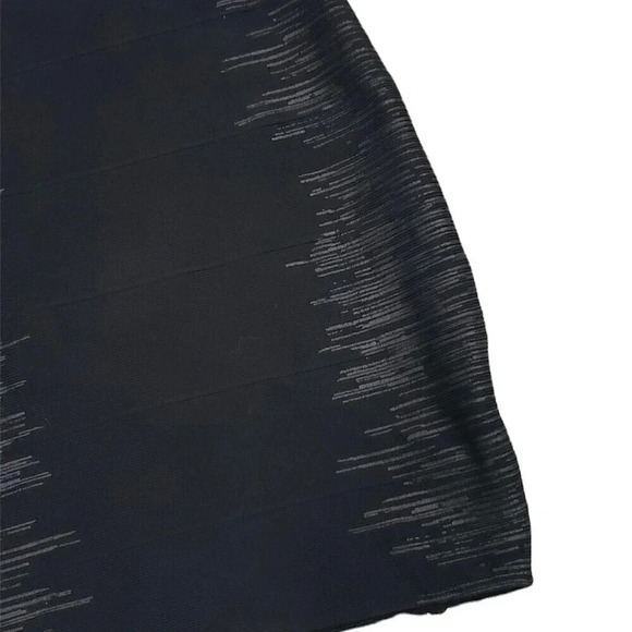 Guess Black Kimberly Bandage Foil Accent Mini Dress S - Picture 4 of 5